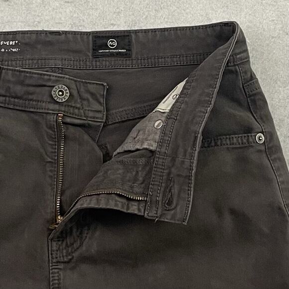 AG Adriano Goldschmied Everett Pants Mens 30X32 Gray Slim Straight Fit Stretch - Picture 11 of 15